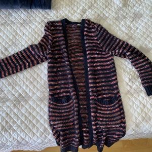 Knitted cardigan, thick good for winter. Meadow Rue line by Anthropologie.